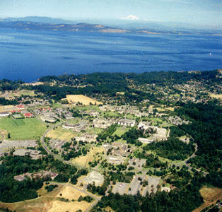 University of Victoria ariel photo